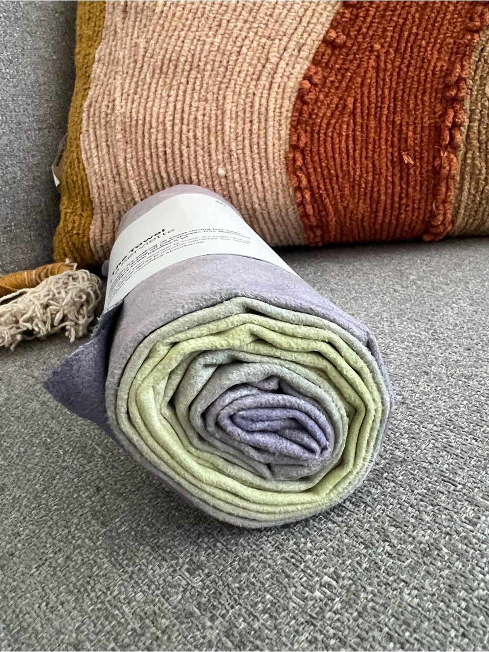 Lululemon The Towel for yoga mat - Lavender Green Ombré ~ NEW